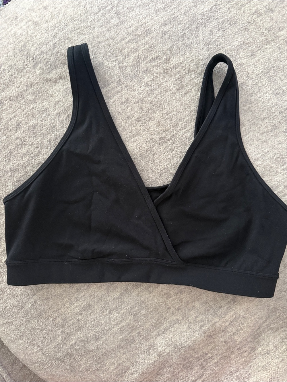 Black Women's Wireless Nursing Bra